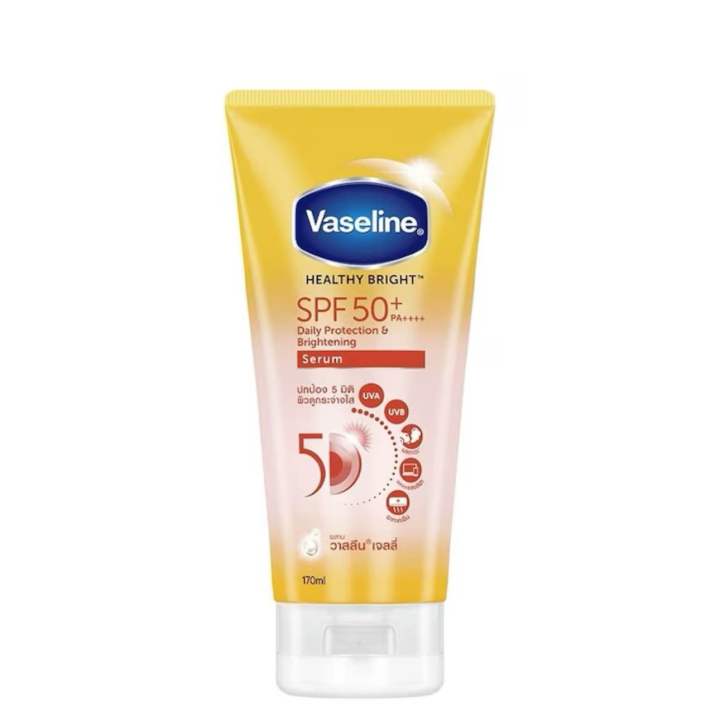 Vaseline Healthy Bright Daily Protection Brightening Serum SPF 50+ PA++++ 170 ML ( Thailand)
