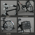 Simulation retro 28 metal die-cast bicycle model creative DIY home decoration 1:10 decoration  fun toy decoration crafts. 