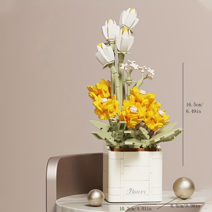 Flower%20Creative%20Puzzle%20Assembly%20Building%20Blocks%20Ornaments,%20%20Valentine's%20Day%20To%20Send%20Friends%20And%20Family%20Holiday%20s%20-%20Image%205