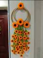 Pipe Cleaner Flowers Dream Catcher New Decorations. 