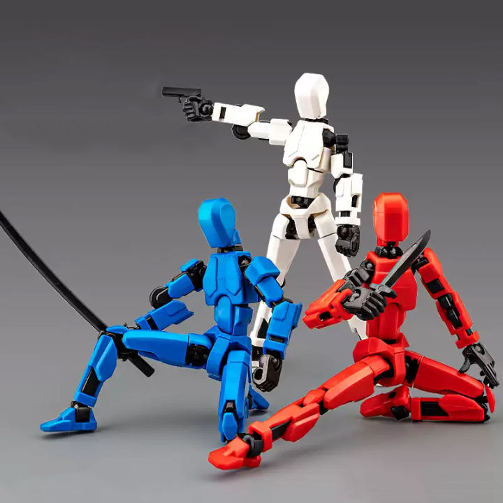 T13 Action Figure Titan 13 Action Figure Dummy Lucky 13 Action Figure 3D Printed Multi-Jointed Movable Nova 13 Action Figure Toy