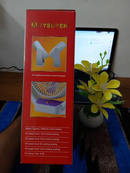 12%20hours%20plus%20backup%20time;%20High%20quality%20Soundless%20%20Rechargeable%20&%20Charger%20fan;JY%20Super-2523;%20%20Professional%20&%20Advanced%20Technologies%204000%20mah%20Battery:%20%20AC/DC%20Fan%20-%20Image%209