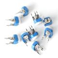 20PCS RM065 Potentiometer 1K 2K 5K 10K 20K 50K 100K 200K 500K 100R 200R 500R 1M Resistance RM 065 Trimmer Potentiometers. 