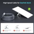 Standard Actuated Starlink Gen 3 Cable Starlink Cable Gen 3 Replacement Standard V3 Cable Waterproof Starlink Ethernet Cable. 