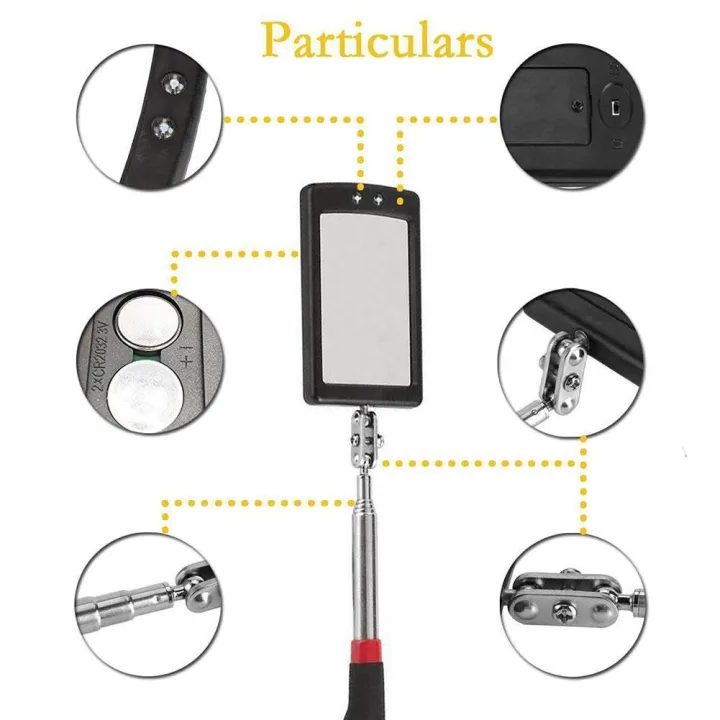 Detection%20Folding%20Mirror%20360%C2%B0%20Rotating%20Reflector%20Universal%20Auto%20Repair%20Tool%20Accessory%20Telescopic%20Bottom%20Inspection%20Mirror%20-%20Image%204