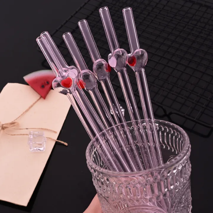 4Pcs%20Reusable%20Straws%20Glass%20Straws%20Heart%20Design%20with%201%20Cleaning%20Brush%20for%20Smoothies%20Milkshakes%20Juices%20,Valentine's%20Day%20%20-%20Image%204