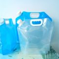 5L/10L Collapsible Water Container Water Storage Jug Bag for Outdoor Camping Hiking Emergency Survival. 