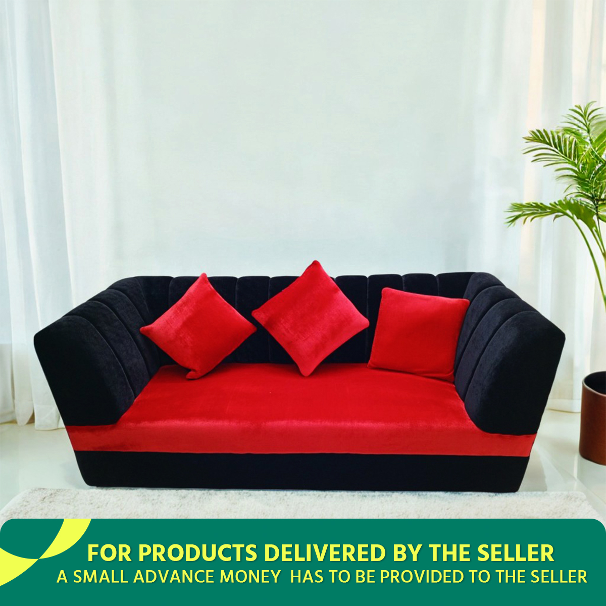 Furnicom Sofa/ Sofa set/ 3 seater Sofa/ Office Sofa/ Sofas