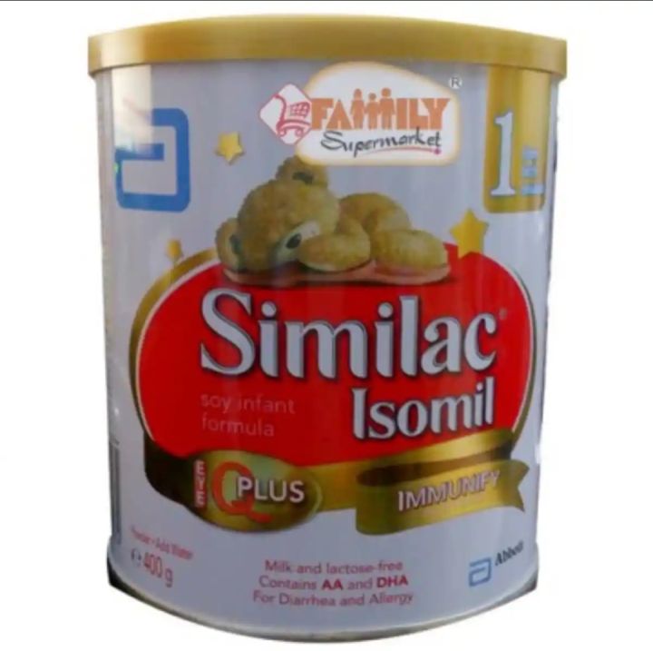 SIMILAC ISOMIL EYE PLUS MILK TIN 400 GM