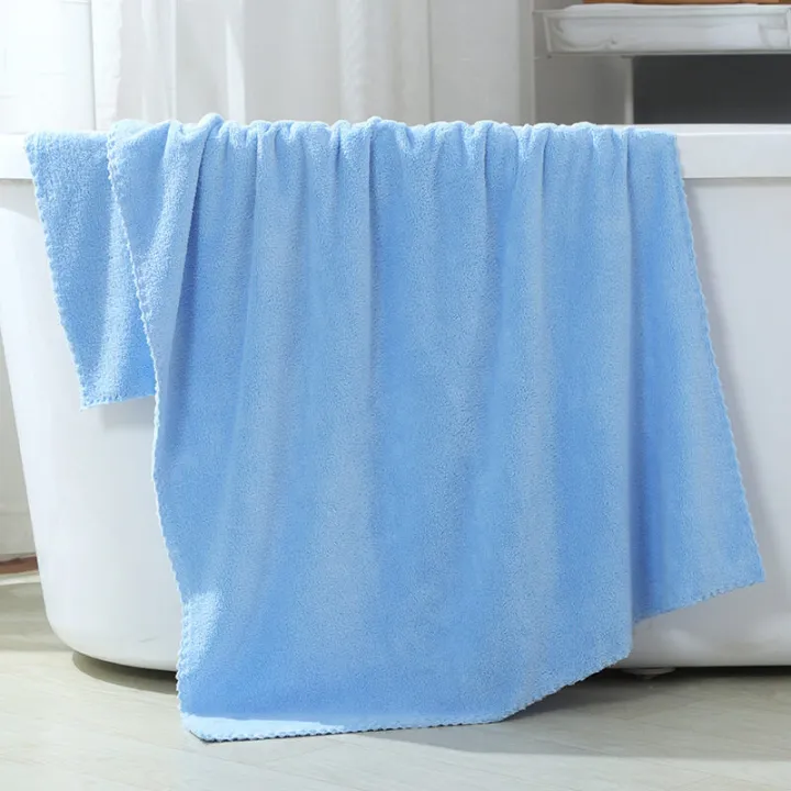 Duck%20feather%20bath%20towel%20soft%20non-irritating%20surface%20water%20absorbent%20adult%2090x180cm%20deep%20stitched%20-%20Image%202