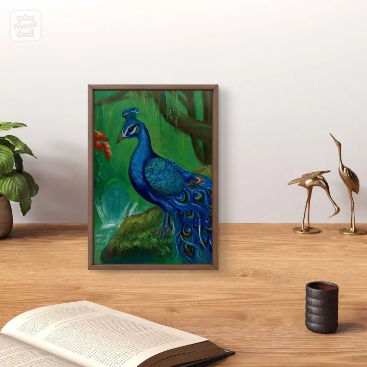 beautiful%20peacock%20painting%20%F0%9F%8E%A8oil%20painting%20only%201%20piece%20A4%20size%20painting%20on%20sheet%20hand%20made%20painting%20decore%20home%20-%20Image%203