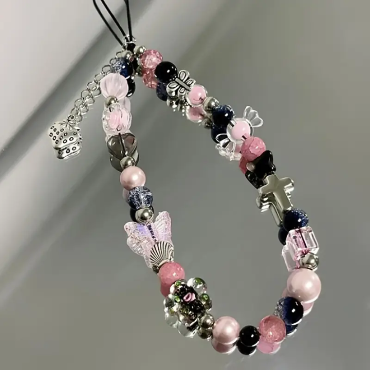 Korea%20Cute%20Black%20Beaded%20Phone%20Chain%20Cross%20Butterfly%20Charm%20Lanyard%20Phone%20Chain%20For%20Accessories%20Jewelry%20Strawberry%20Pendant%20Gifts%20-%20Image%203
