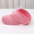 Children's summer knitted breathable sunshade cap cartoon rabbit cap. 