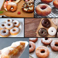 7 Holes Mini Donut Machine Household Doughnut Maker for Kitchen Donut Machine Dessert 220V EU Plug/110V US Plug.