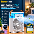 Portable Air Conditioner Fan,900ML Personal Air Conditioner with Ice Tray,5in1 Timming Evaporative Air Cooler,Cooling Fan with 7 Colors Light, 5 Sprays,3 Speeds,Ac Fan for Small Room,Office,Car,Camp. 
