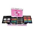 color art kit 145 pieces metal kit Artist Colour Set Unicorn Color Box With Multiple Coloring Kit,Professional Drawing Color Pencils,Water Colors,Oil Pastel,Sketches&Acrylic Paint Brush For Art Craft (Random Color Box). 