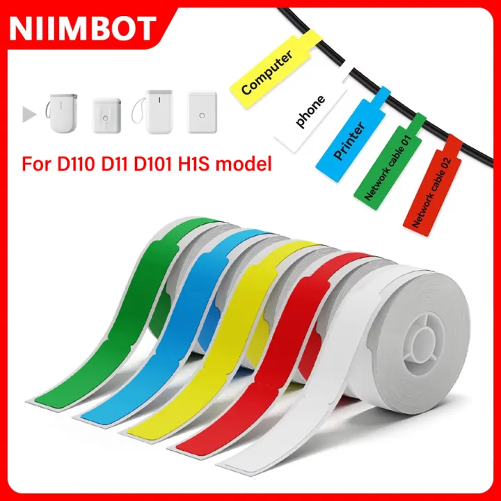 Cable Incomer Sticker NIIMBOT Color Cable Labels Paper Self-adhesive Thermal Label Sticker ...
