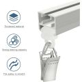 30pcs Metal Curtain Clips with Nylon Rollers For Curtain Rails Shower Curtains Door Curtains Curtain Accessories. 