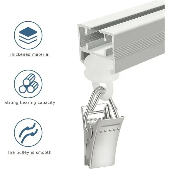 30pcs%20Metal%20Curtain%20Clips%20with%20Nylon%20Rollers%20For%20Curtain%20Rails%20Shower%20Curtains%20Door%20Curtains%20Curtain%20Accessories%20-%20Image%204