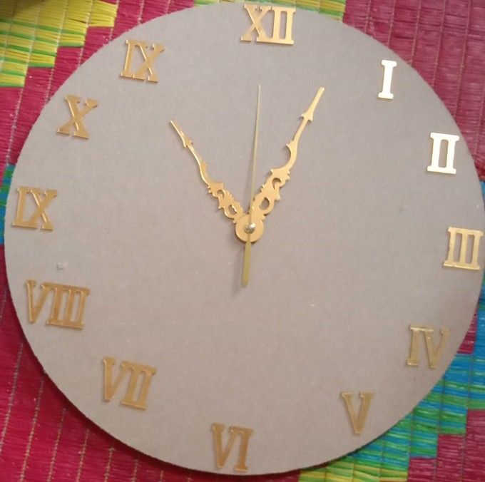 clock mdf base(10") for resin artwork