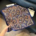 70x70cm Print Square Scarf For Women Silk Shawl Neckerchief Female Hair Bands Head Wraps Headband Foulard Satin Hijab Bandana.