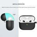 3rd Gen Earphone Case for AirPods 3 Apple Earphone Protective Case with Hook Hole Silicone Airpods Case Cover Earbuds Ear Pads. 