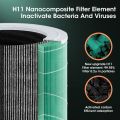 Protable Air Purifier Smoke Odor Negative Ion Generator Air Cleaner Household USB Free Shipping HEPA Replaceable Filter Choosen.