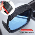 2PCS Car Rearview Mirror Rain Eyebrow Carbon Fiber Sun Visor Shade Cover Protector Clear Vision for Rain Car Mirror Accessories.