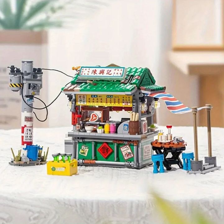 New%20Style%20Food%20Stall%20Braised%20Octopus%20Restaurant%20Mini%20Building%20Blocks%20-%20Image%205