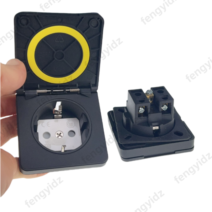 Power Socket In Germany Germany Waterproof Industrial Socket AC Power Socket AU Concealed Plug ...