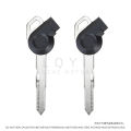 3Pcs Blank Key Motorcycle Left Right Groove Magnetic Keys For YAMAHA NMAX155 Jinzhan 125 Aurora Third Generation Lh125T-C.