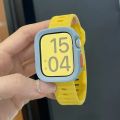 Silicone Case+Strap For  Watch Ultra 2 49mm Series 10 42mm 46mm 44mm 40mm 45mm 41mm bracelet cover for iWatch series 8 9 7. 