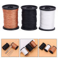 6/4.5cm  White/black/brown 3 Colors Nylon Sewing Thread Leather Sewing Waxed Thread For Shoe Repair Hand Sewing. 