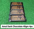 Amul Dark Chocolate 40gm 4pc. 