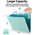 Expanding File Folder,5 Pocket Folders for Documents,Portable Paper Organizer for School Office Supplies,A4 Size. 