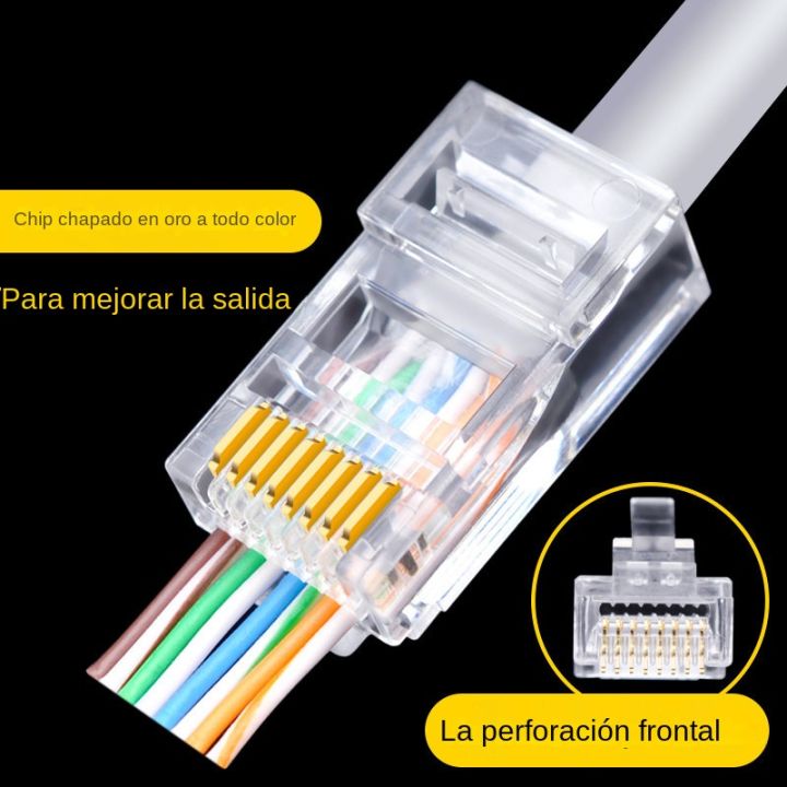 100pcs%20RJ45%20Connector%20Ethernet%20Cables%20Module%20Plug%20In%20Network%20Connector%20for%20UTP%20Cat6%20Cat5e%20Network%20Cable%20Crystal%20Heads%208P8C%20-%20Image%203