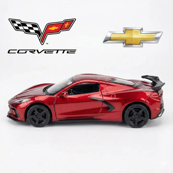 MSZ%201:34%20CHEVROLET%20CORVETTE%20C8%20Z06(2024)%20ALLOY%20DIE%20CAST%20OFFICIALLY%20LICENSED%20SCALE%20MODEL%20CAR%20TOY%20CAR%20SIMULATION%20PULLBACK%20FEATURE%20-%20Image%203