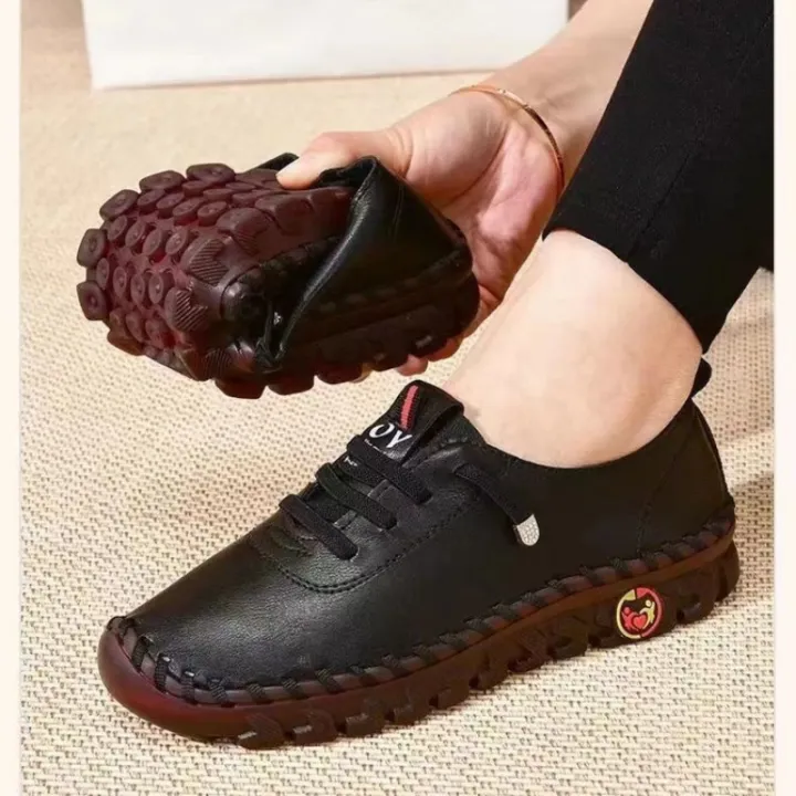 Sneakers%20Women's%20Shoes%20Loafers%20Lace%20Up%20Leather%20Flat%20New%20Spring%20Casual%20comfortable%20Mom%20Shoe%20Mujer%20Zapatos%20Chaussure%20Femme%20-%20Image%205
