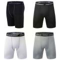 2026 New Men's Fitness Shorts Fitness Exercise Gym Knicks Men's Muscle Active Elastic Compression Tights Men's Tights. 
