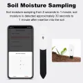 Zigbee Soil Moisture Sensor Monitor Plants Moisture Humidity Temperature Tester Tuya Smart Life Voice Control  Home Alexa. 