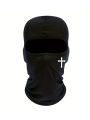 Breathable Black Cross Balaclava Full Face Ski Mask Perfect for Bicycle, Motorcycling, Hiking, Skiing Outdoor Sports Tool.