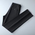 Men's lightweight business casual pants with micro elasticitymen's quick drying pantsnew straight leg office black deep bluepant. 