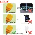 25W 65W E27 mosquito repellent lamp 220V mosquito repellent tube use in rainy season, cylinder shape, dark orange color, good anti-insect. 