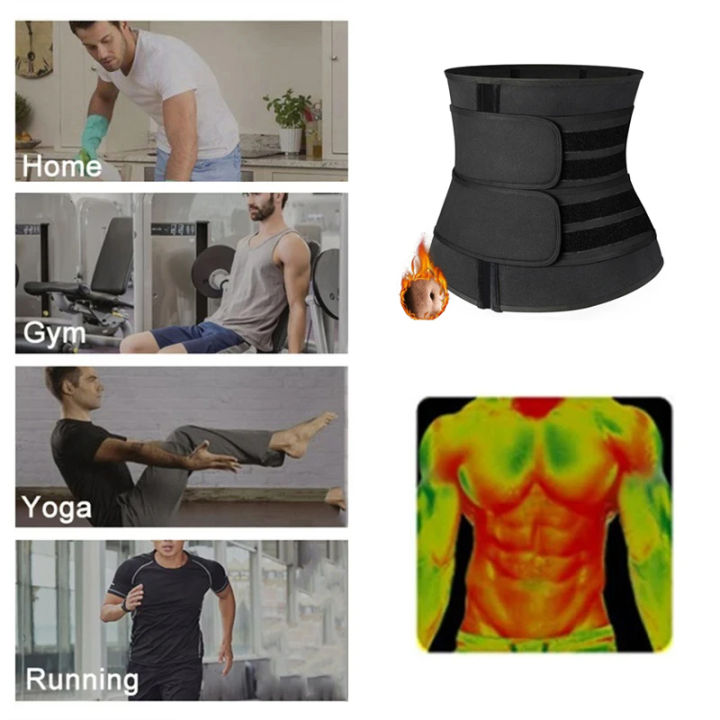 YBFDO%20Men%20Sauna%20Sweat%20Waist%20Trainer%20Shapewear%20Cinchers%20Slimming%20Belly%20Girdle%20Abdominal%20Shaper%20Belt%20Tummy%20Control%20Trimmer%20Corset%20-%20Image%202