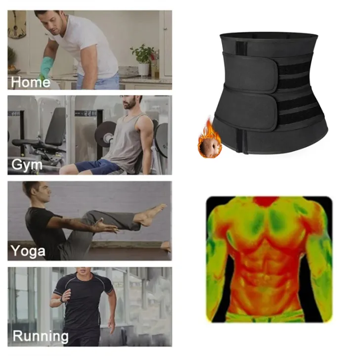 YBFDO%20Men%20Sauna%20Sweat%20Waist%20Trainer%20Shapewear%20Cinchers%20Slimming%20Belly%20Girdle%20Abdominal%20Shaper%20Belt%20Tummy%20Control%20Trimmer%20Corset%20-%20Image%202