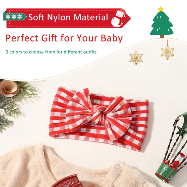 3pcs/set%20Baby%20Girls%20%20Plaid%20Knot%20Bows%20Headband%20Set%20Cute%20Nylon%20Wide%20Turban%20Wraps%20Hair%20Accessories%20for%20Infants%20-%20Image%203