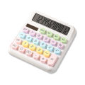 Korean style cute candy color mechanical keyboard calculator 12 digits big screen. 