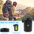 Portable Wireless Inflation Pump Outdoor Mini Air Pump with Digital Power Display and LED for Camping Vacuum Bag Air Cushion NEW. 