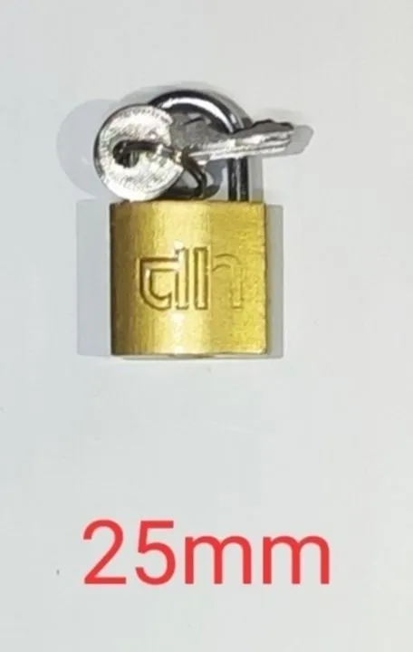 padlock%20heavy%20duty%20Yunhun%20Gold%20Finish%20Lock%20with%20Key%20(25mm)%20-%20Image%204