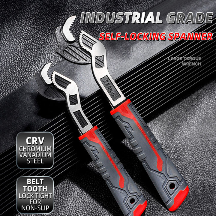 AIRAJ Universal Wrench Multi-Function Adjustable Wrench Fast Wrench CR ...